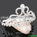 Half circle tiara with comb party christmas decoration gift for women and girls